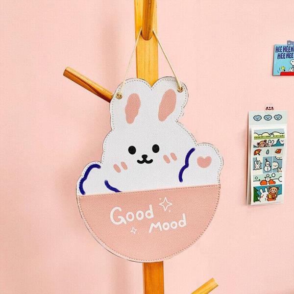 Cartoon Bear Hanging Leather Novelty Organiser