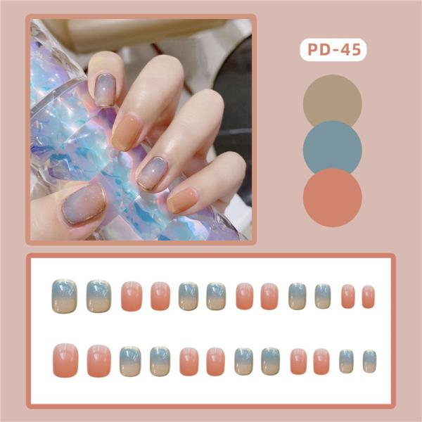 Cool Fresh Colour Reusable Fake Press Nails