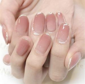 Warm Colour Artificial Reusable Fake Press Nails