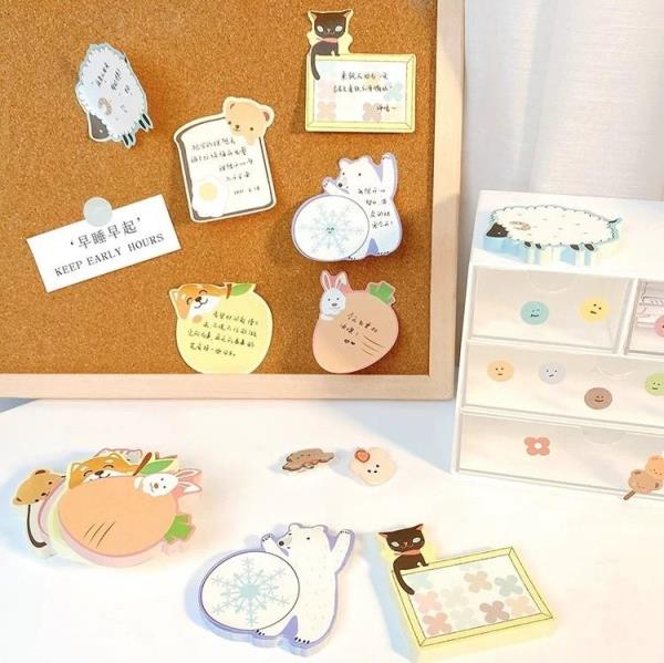 Cartoon Animal Shape Sticky Notes