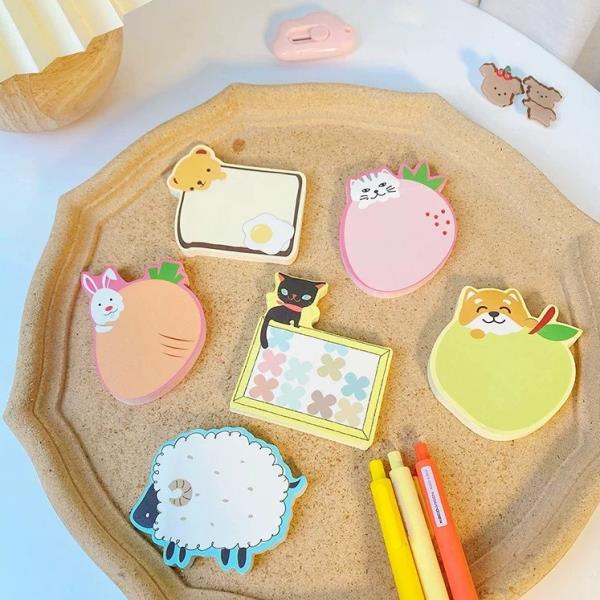 Cartoon Animal Shape Sticky Notes