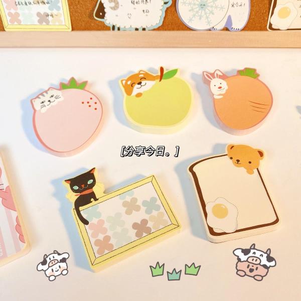 Cartoon Animal Shape Sticky Notes