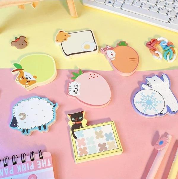 Cartoon Animal Shape Sticky Notes