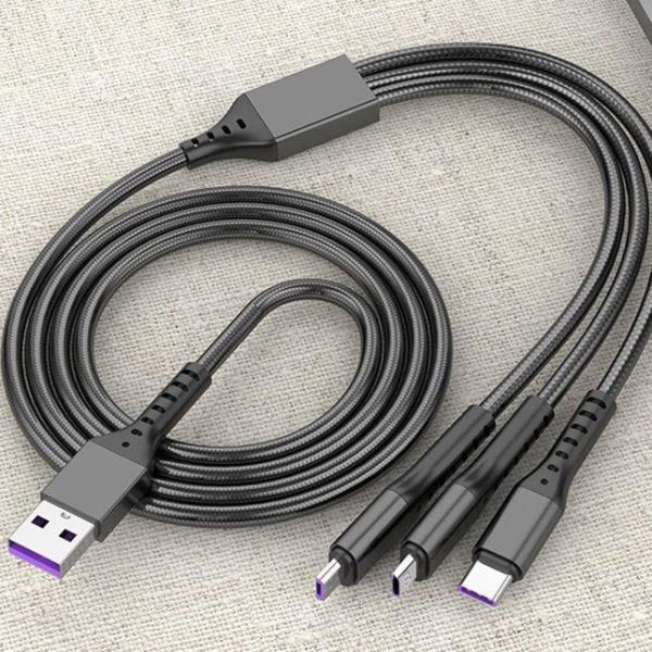 3 in 1 Type C/Lightning/USB Fast Charging Cable