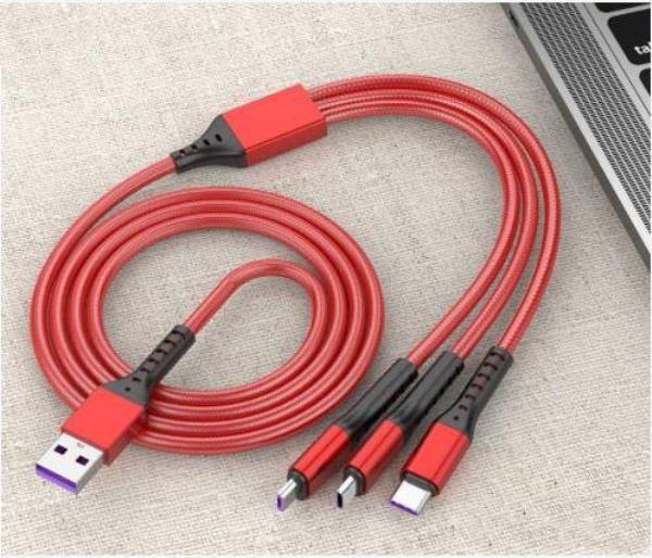 3 in 1 Type C/Lightning/USB Fast Charging Cable