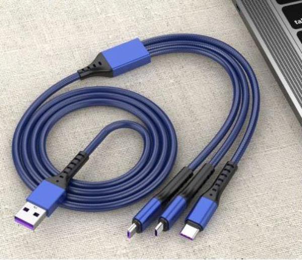 3 in 1 Type C/Lightning/USB Fast Charging Cable