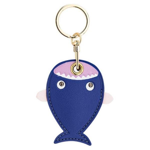 Cartoon Bear Dog Leather Tag Keyring