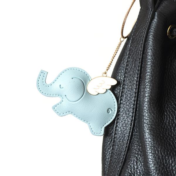 Cartoon Leather Fly Animal Keyring