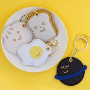 Cartoon Puppy Dog Hoop Keyring