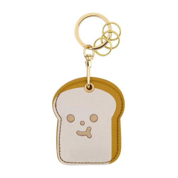 Cartoon Food Leather Tag Keychain