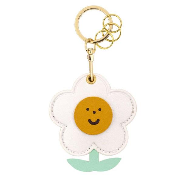 Cartoon Food Leather Tag Keychain