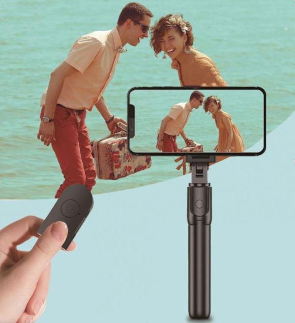 Selfie Stick Handheld Bluetooth Remote Tripod