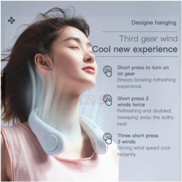 Mini Portable Bladeless Neck Fan