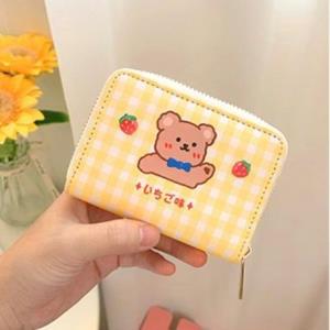 Cartoon Girl ID Card Purse