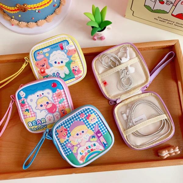 Cartoon Waterproof Novelty Wire Storage Purse