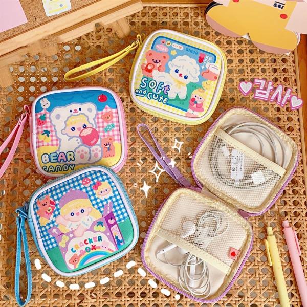 Cartoon Waterproof Novelty Wire Storage Purse