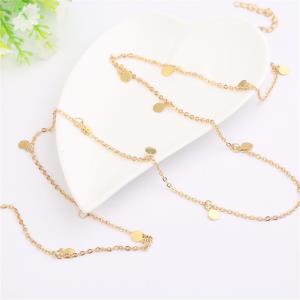 Gold Metal Collar Crossbody Chain