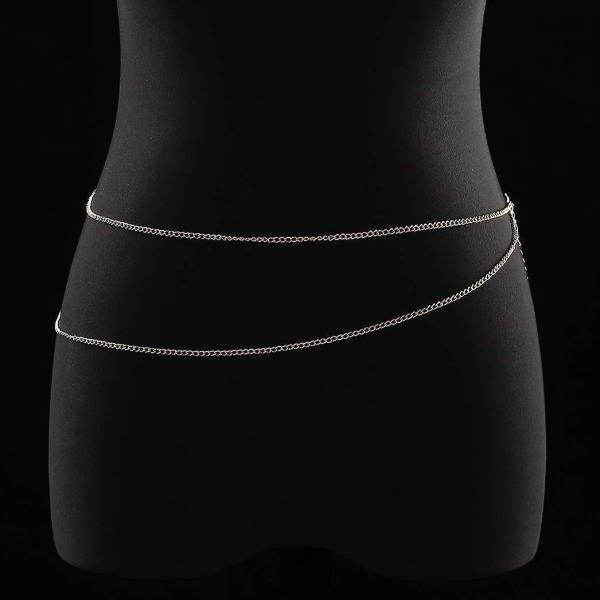 Gold Double Layer Belly Waist Chain