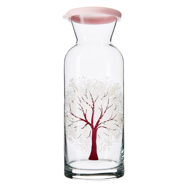 Colour Changing Cherry Blossom Glass Bottle